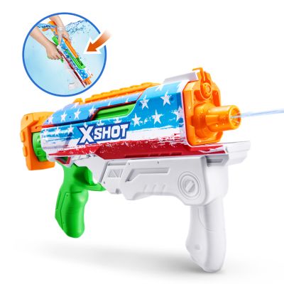 Image showing 3 th ZURU X-Shot Water Hyperload Fast-Fill USA Skin