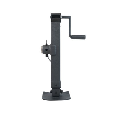 Image showing  7,000 lbs Capacity Trailer Drill Powered, Weld-On Mount, Drop Leg, Heavy-Duty Trailer Jack
