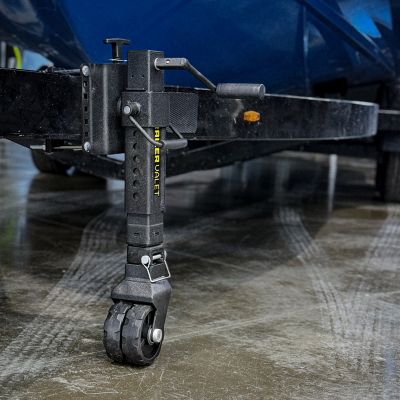 Image showing 5 th Trailer Valet Trailer Drill Jack - Heavy-Duty, Adjustable, and Drill-Powered for Easy Trailer Lifting