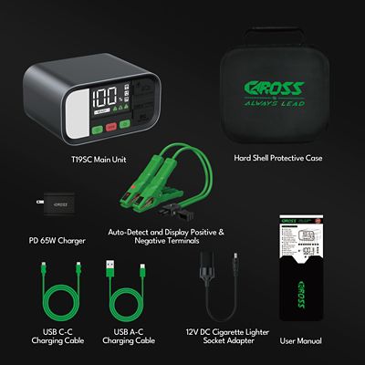 Image showing 8 th CAROSS 1600A 12V Smart Jump Starter