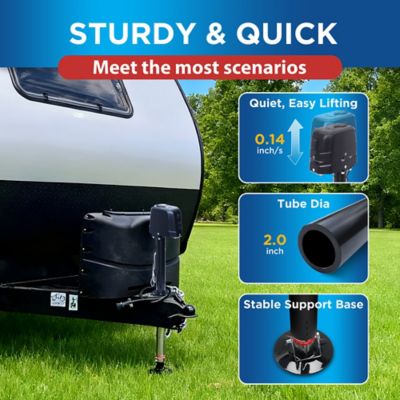 Image showing  3500lbs Electric Trailer Jack