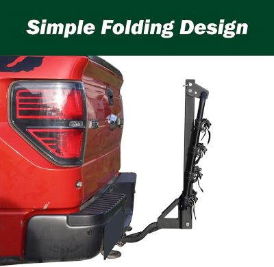 Image showing  is 4 Bike Rack - Bicycle Racks Mount Carrier for Cars, SUV and Minivans with 2" or 1-1/4 inch Hitch Receiver
