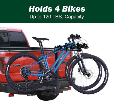 Image showing  is 4 Bike Rack - Bicycle Racks Mount Carrier for Cars, SUV and Minivans with 2" or 1-1/4 inch Hitch Receiver