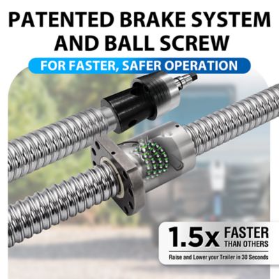 Image showing  5000 lb. Electric Trailer Jack With Waterproof Cover