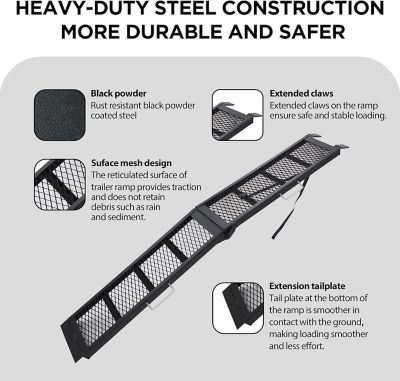 Image showing  80in Steel Mesh Ramp