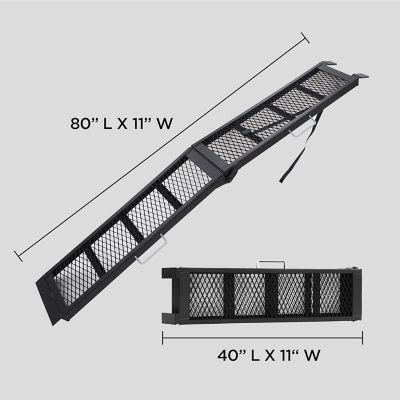 Image showing 6 th Rockland 80 in. Steel Mesh Ramp