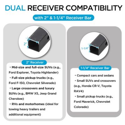 Image showing  Foldable Steel Cargo Carrier with Receiver Bar