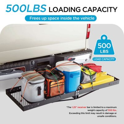 Image showing  Foldable Steel Cargo Carrier with Receiver Bar