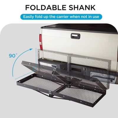 Image showing  Foldable Steel Cargo Carrier with Receiver Bar