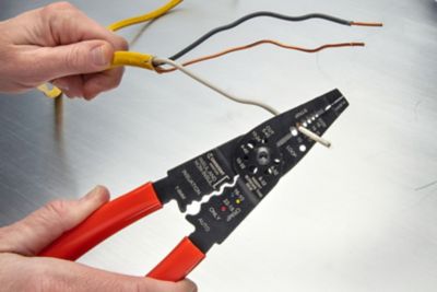 Image showing  8 in. Wire Stripper and Crimper