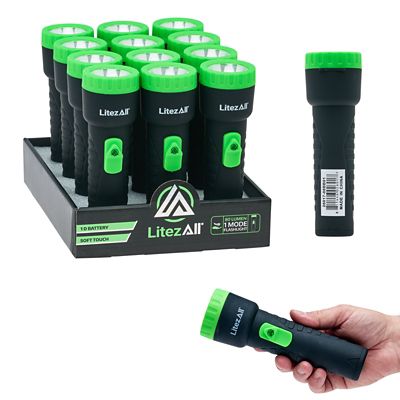 LitezAll Everyday Flashlight with D Battery