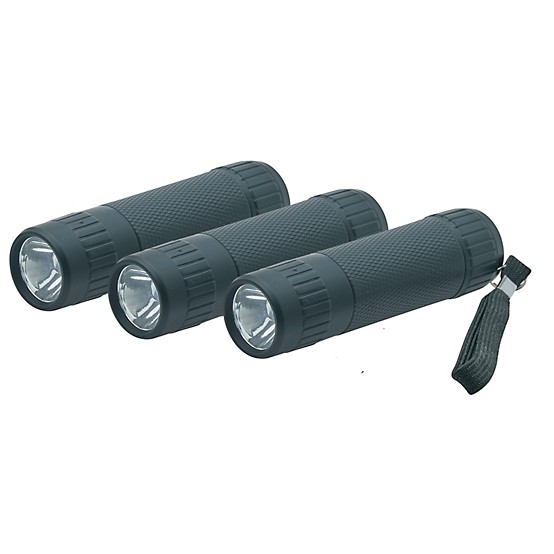 3-Pack LitezAll Rubber Coated EDC Flashlight only border=