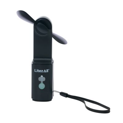 Image showing  Rechargeable Pocket Fan with Flashlight