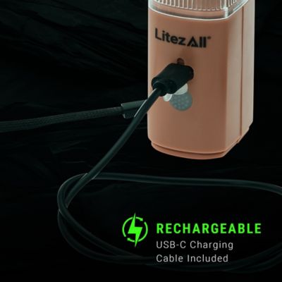 Image showing  Rechargeable Pocket Fan with Flashlight