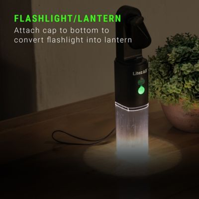 Image showing  Rechargeable Pocket Fan with Flashlight