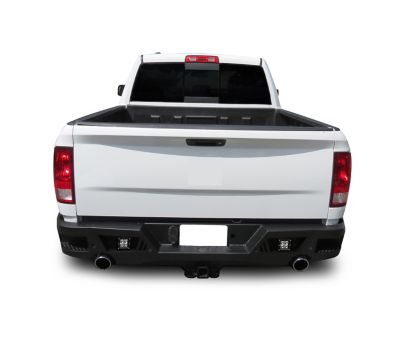 Image showing  Armour HD Rear Bumper Kit Matte BK fit 09-18 Dodge Ram 150019-24 Ram 1500 Classic 10-24 Ram 2500/3500