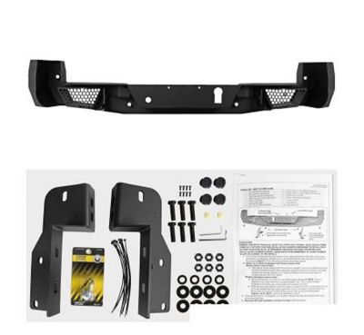 Image showing  Armour HD Rear Bumper Kit Matte BK fit 09-18 Dodge Ram 150019-24 Ram 1500 Classic 10-24 Ram 2500/3500