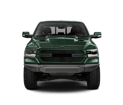 Image showing 5 th Black Horse Off Road Armour II Heavy Duty Modular Front Bumper-Bumper Only Matte Black fits 2019-2024 Ram 1500
