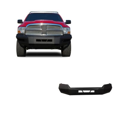 Black Horse Off Road Armour Heavy Duty Front Bumper Armour I Front Bumper Matte Black fits 2009-2012 Dodge Ram 1500