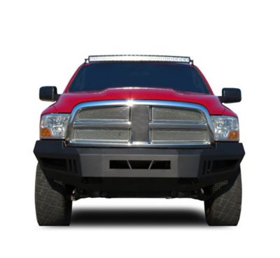 Image showing  Armour Heavy Duty Front Bumper Armour I Front Bumper Matte Black fits 2009-2012 Dodge Ram 1500