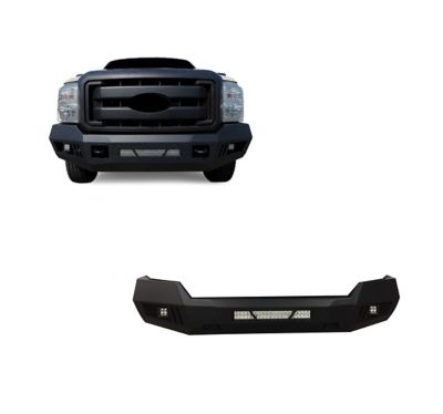 Black Horse Off Road Armour Heavy Duty Front Bumper Kit Armour Front Bumper Matte Black fit 2011-2016 Ford F-250/350 Super Duty