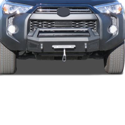 Black Horse Off Road Armour III Heavy Duty Front Winch Bumper Textured Black fits 2014-2024 Toyota 4Runner