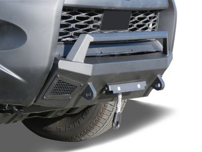Image showing 1 th Black Horse Off Road Armour III Heavy Duty Front Winch Bumper Textured Black, Fits 2014-2024 Toyota 4Runner