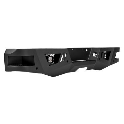 Image showing  Armour Heavy Duty Rear Bumper Kit Matte Black fits 2016-2024 Nissan Titan XD