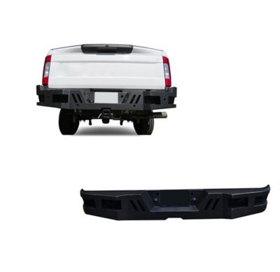 Image showing  Armour Super Heavy Duty Rear Bumper Matte Black fits 2017-2024 Ford F-250 Super Duty/F-350 Super Duty