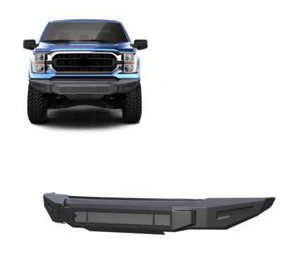 Black Horse Off Road Armour II Heavy Duty Modular Front Bumper Only Matte Black fits 21-23 Ford F-150
