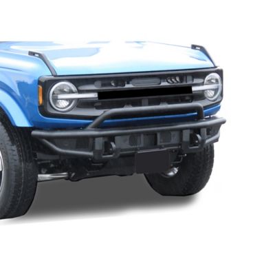 Image showing  Armour Tubular Light Duty Front Bumper Matte Black fits 2021-2025 Ford Bronco