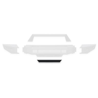 Image showing 1 th Black Horse Off Road Armour II Heavy Duty Modular Front Bumper Skid Plate Only Modular Matte Black, Fits 2019-2023 Ford Ranger