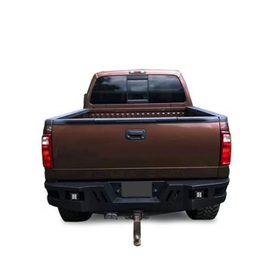 Image showing  Armour Super Heavy Duty Rear Bumper Matte Black fit 1999-2016 Ford F-250 Super Duty/F-350 Super Duty