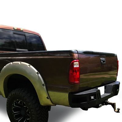 Image showing  Armour Super Heavy Duty Rear Bumper Matte Black fit 1999-2016 Ford F-250 Super Duty/F-350 Super Duty