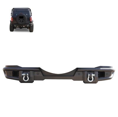 Black Horse Off Road Armour Tubular Heavy Duty Rear Bumper Tubular Matte Black fits 2021-2025 Ford Bronco