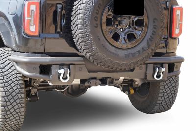 Image showing  Armour Tubular Heavy Duty Rear Bumper Tubular Matte Black fits 2021-2025 Ford Bronco
