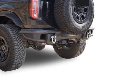 Image showing  Armour Tubular Heavy Duty Rear Bumper Tubular Matte Black fits 2021-2025 Ford Bronco
