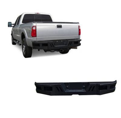Black Horse Off Road Armour Super Heavy Duty Rear Bumper Matte Black fits 1999-2016 Ford F-250 Super Duty/F-350 Super Duty