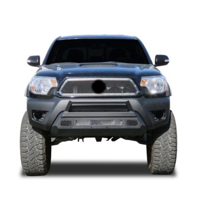 Black Horse Off Road Armour III Light Duty Front Bumper Textured Black fits 2012-2015 Toyota Tacoma