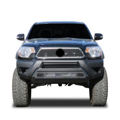 Image showing  Armour III Light Duty Front Bumper Textured Black fits 2012-2015 Toyota Tacoma