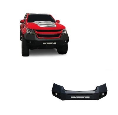 Black Horse Off Road Armour Heavy Duty Front Bumper Kit Armour I Front Bumper Matte Black fits 15-20 Chevrolet Colorado