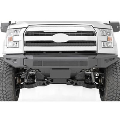 Image showing  Armour II Heavy Duty Modular Front Bumper-Bumper Only Modular Matte Black fits 2015-2017 Ford F-150