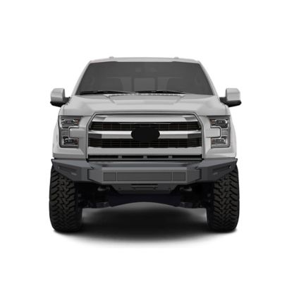 Image showing  Armour II Heavy Duty Modular Front Bumper-Bumper Only Modular Matte Black fits 2015-2017 Ford F-150