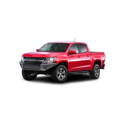 Image showing  Armour II Heavy Duty Front Bumper-Bumper Only Matte Black fits 2015-2020 Chevrolet Colorado (Excl. ZR2)