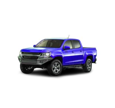 Image showing  Armour II Heavy Duty Front Bumper-Bumper Only Matte Black fits 2015-2020 Chevrolet Colorado (Excl. ZR2)