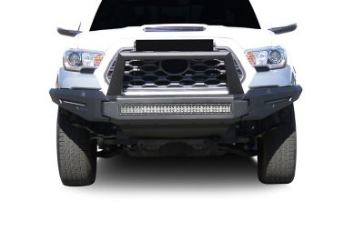 Image showing  Armour II Heavy Duty Modular Front Bumper Kit Modular Matte Black fits 2016-2023 Toyota Tacoma