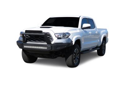 Image showing  Armour II Heavy Duty Modular Front Bumper Kit Modular Matte Black fits 2016-2023 Toyota Tacoma