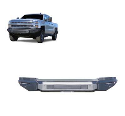 Image showing  Armour II HD Modular Front Bumper-Bumper Only Matte Bk fit 15-19 Chevrolet Silverado 2500 HD/3500 HD