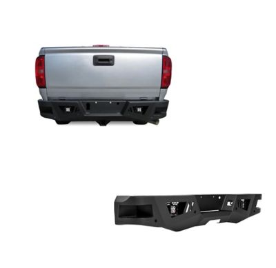 Black Horse Off Road Armour Heavy Duty Rear Bumper Kit Matte Black fits 2015-2022 Chevrolet Colorado/GMC Canyon