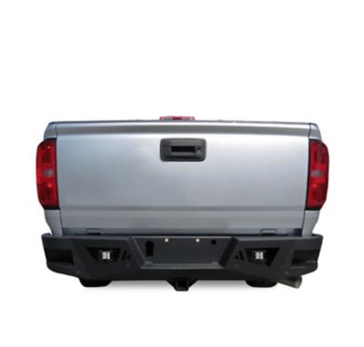 Image showing  Armour Heavy Duty Rear Bumper Kit Matte Black fits 2015-2022 Chevrolet Colorado/GMC Canyon
